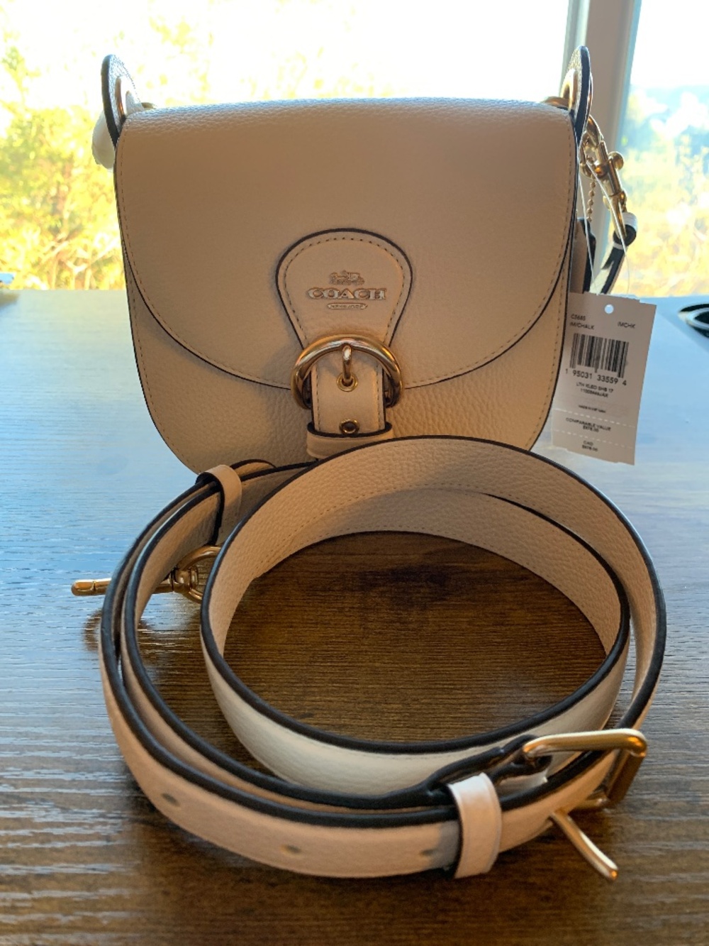 Coach shoulder bag/ crossbody in off white NWT